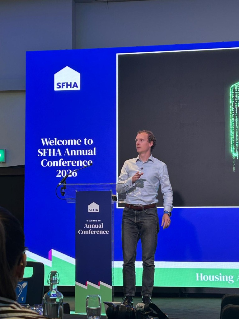 Guy Marshall presenting at SFHA Annual Conference